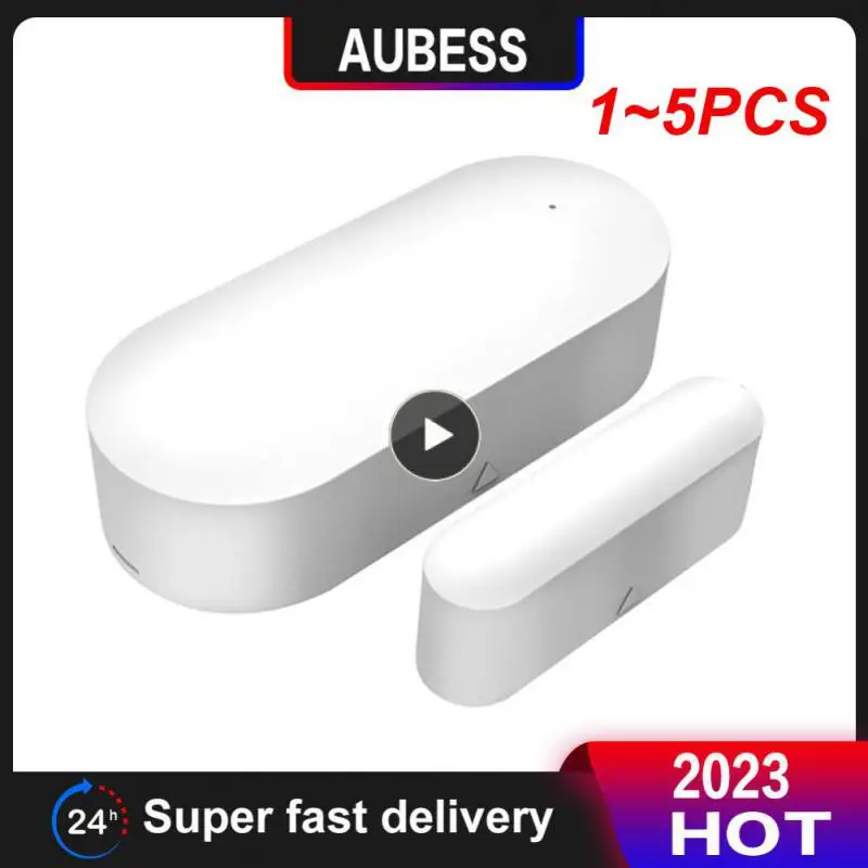 

1~5PCS Tuya Smart Wireless WiFi Tamper Alarm Door Window Sensor Alexa Voice Command Open Closed Detector Smart Life APP