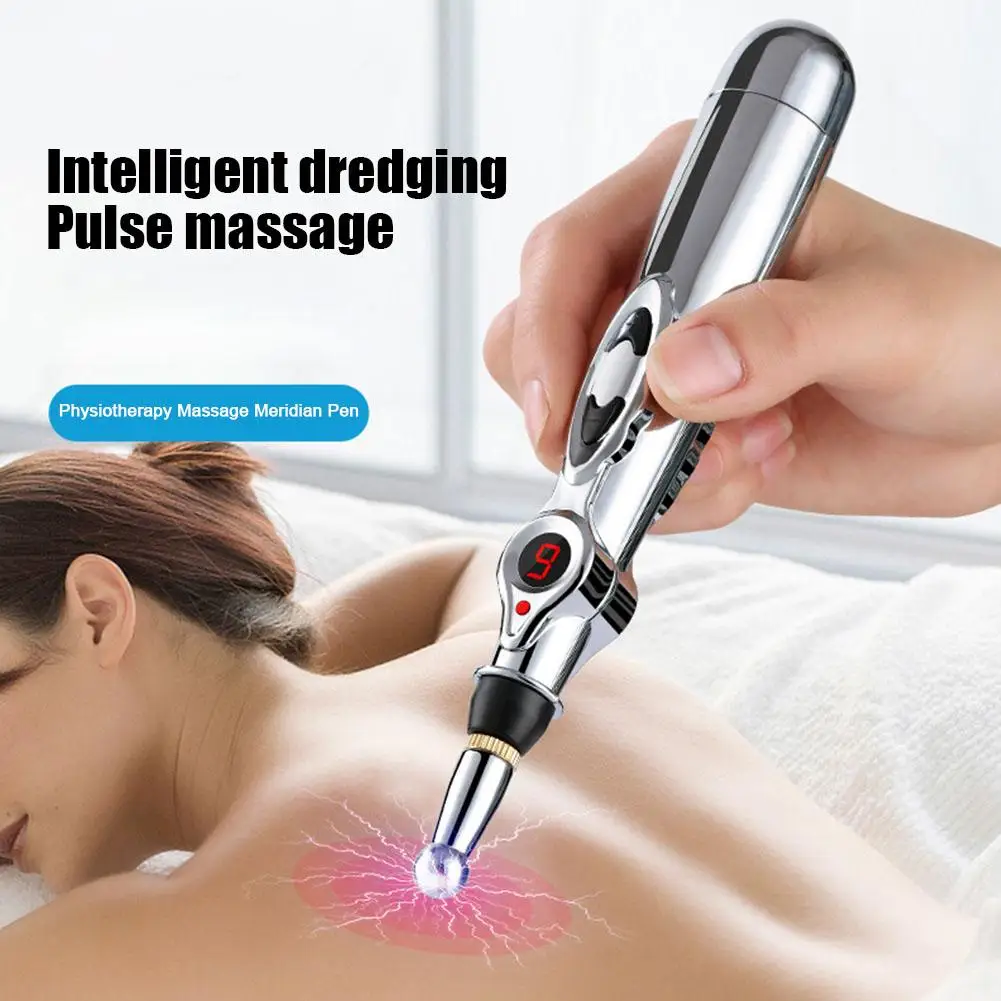 Electronic Massage Chui Acupuncture Moxibustion Pen Acupuncture Physiotherapy Energy Relaxation Care Meridian Products Punc G4O0