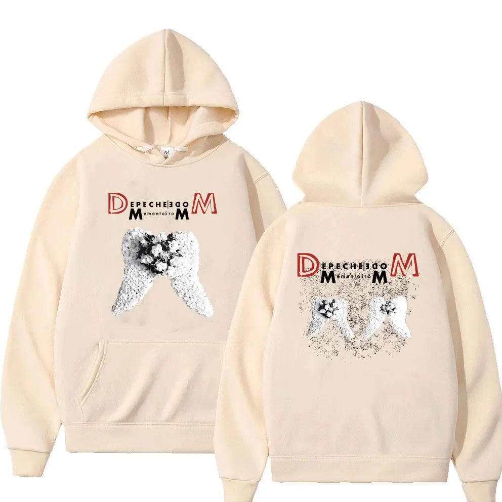 British Band Depeche Cool Mode Memento Mori Music Album Print Hoodie Men Women Vintage Tracksuit Hip Hop Hoodies Sweatshirts