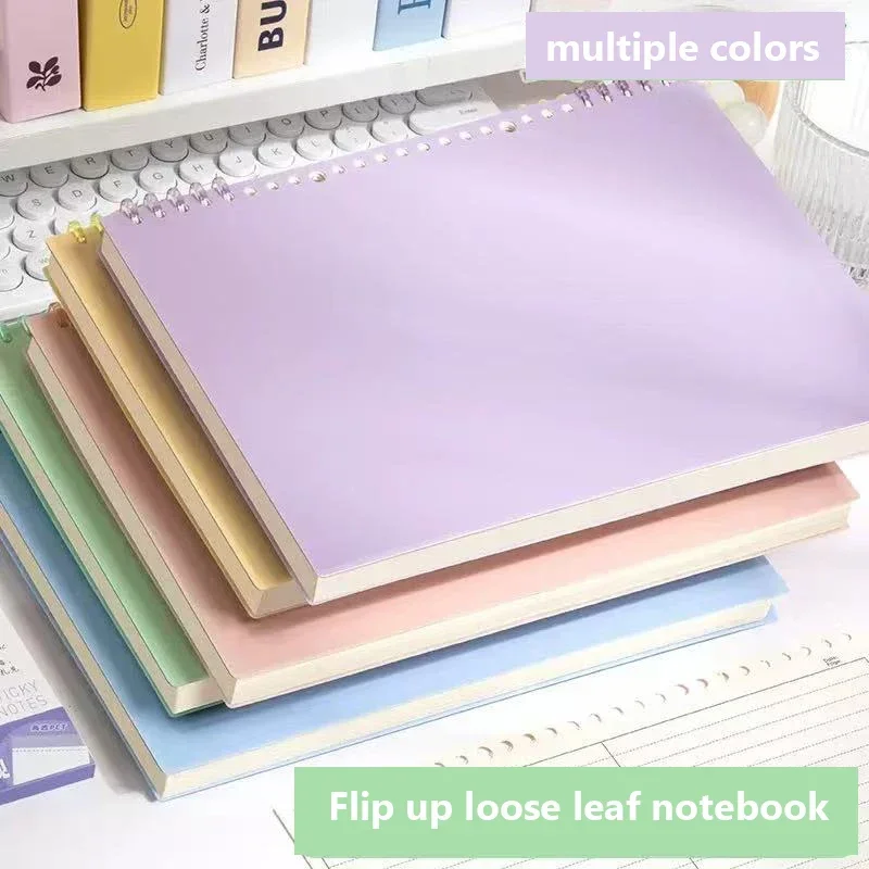 Loose-leaf Journal B5 Stationery 60 Sheets/120 Pages Diary Sketchbook Notepad Notebooks Office School Supplies - 5