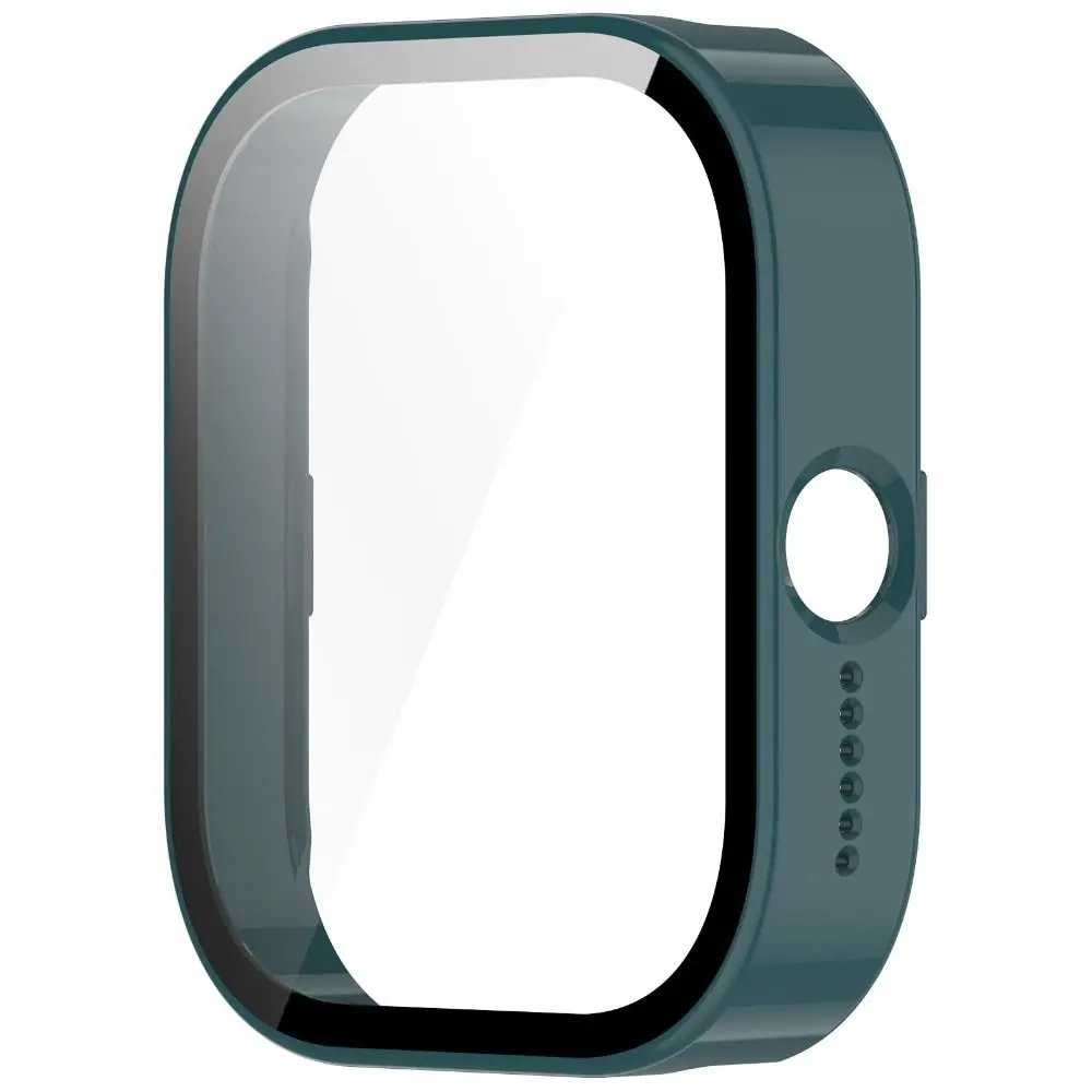Full Cover Glass Screen Protector Film with Hard Edge Shell - Smartwatch Frame Case Accessory