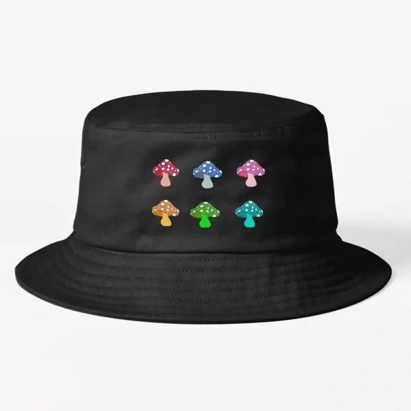 

Mushroom Collection Bucket Hat Bucket Hat Boys Women Fashion Cheapu Summer Casual Caps Solid Color Black Spring Sport Hip Hop