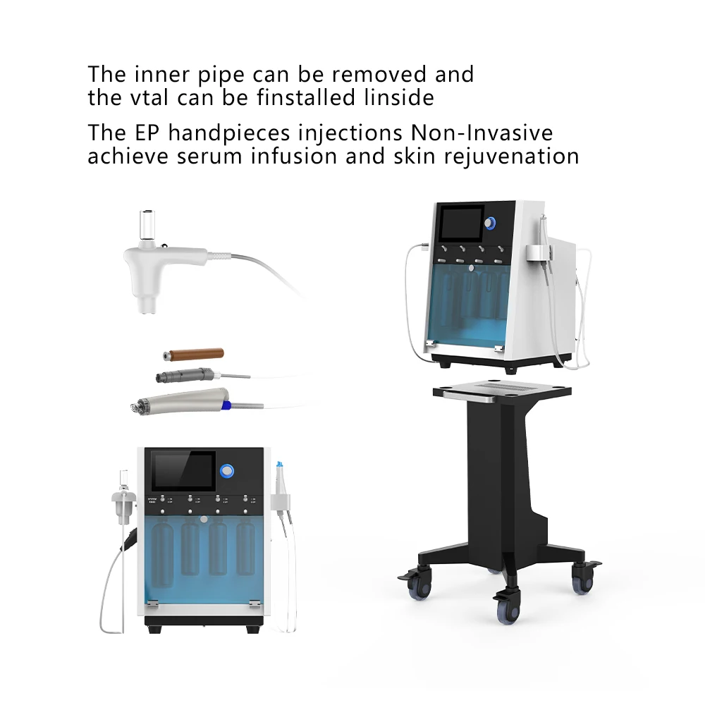 DermoElectroPoration aqua peeling Machine Water Infusion Face Moisturizing Vacuum Facial Deep Cleansing Peanut Skin Removing