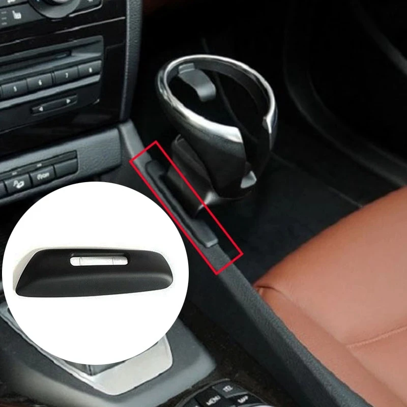 

Auto Cup Drink Holder Cover Centre Console Cup Holder Cover For BMW 128I 135I 2008-2013 X1 E82 E84 E88 Interior Accessories