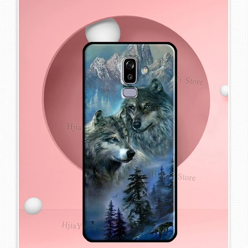 Wolf Galaxy Soft Cover Case - Animal Design Smartphone Protection