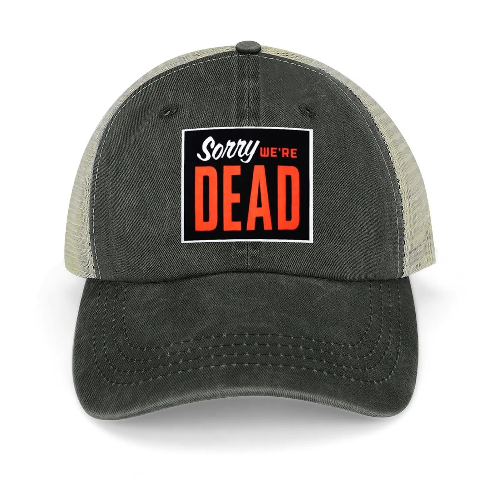 

Sorry We"re Dead Cowboy Hat fishing hat Fluffy Hat Bobble For Men Women's