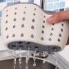 1/2Pcs Kitchen Sink Shelf Organizers Double-Layer Hanging Sponge Drain Basket  Accessories Silicone Storage Holder Rack Supplies 2