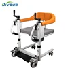 Old Man Home Care Commode Chair Toilet Shower Transfer Chair Bathroom Seat With Wheel 3