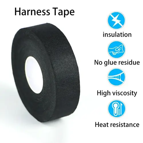 Flannel Cloth Harness Tape Anti Noise Wear Resistant Self Adhesive Fabric Tape for Car Wiring Harness Auto Interior Protection - Image 2