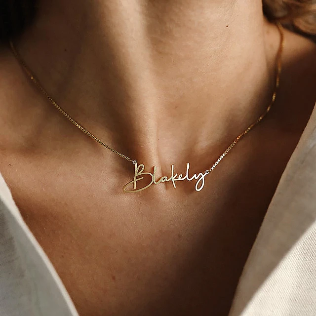 Collar con nombre Personalizado – OM Jewelers