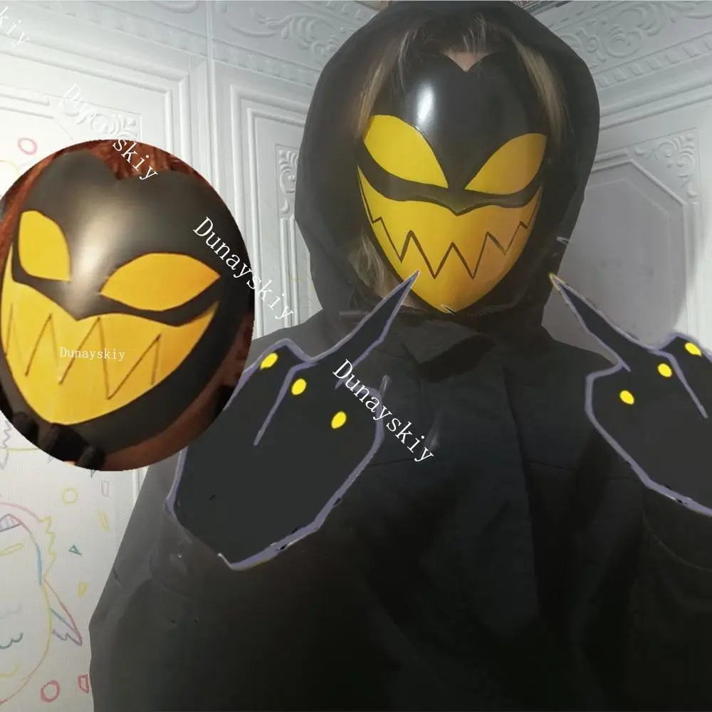 

Hazbin Adam Cosplay Wig Halo Anime Hotel First Man Angel Halo Mask Cosplay Props Suit Cos Halloween Party Adult Men Costume