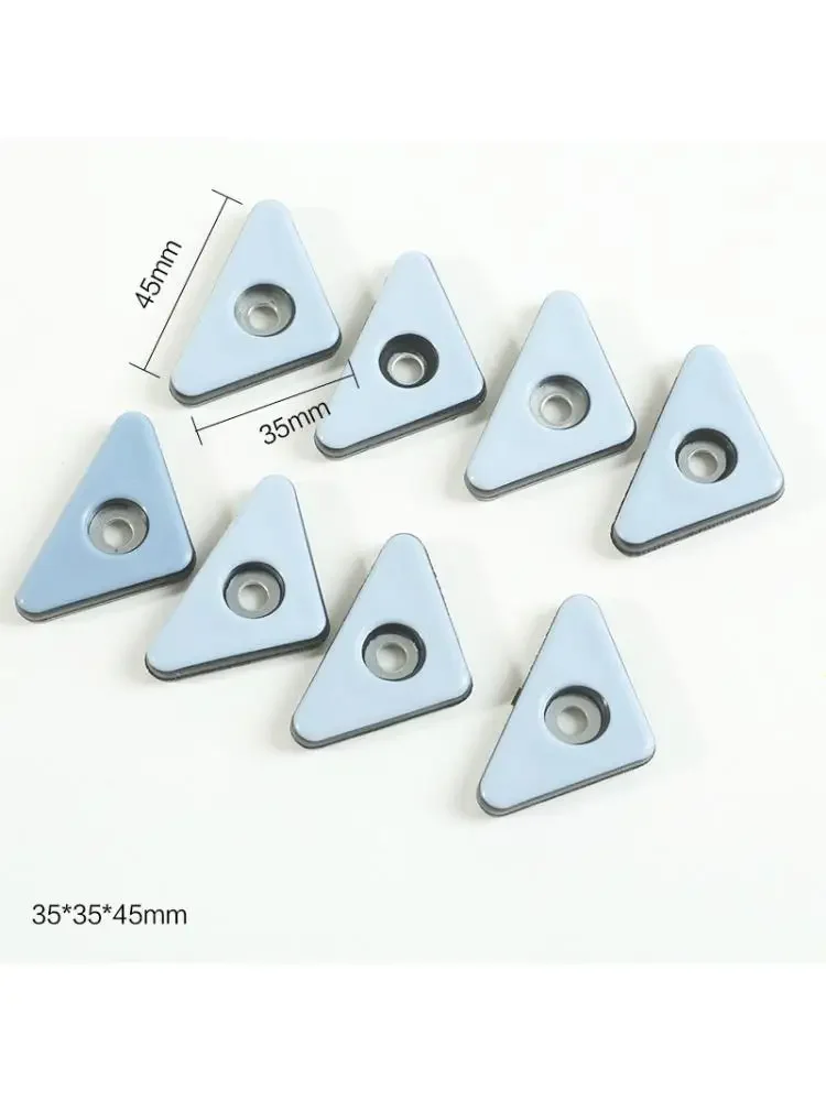 4 Pcs/Lot 19/22/25/30/40/50/65mm Furniture Sliding Pad Table Chair Foot Mobile Corner Crash Floor Protection With Free Screws furniture gliders