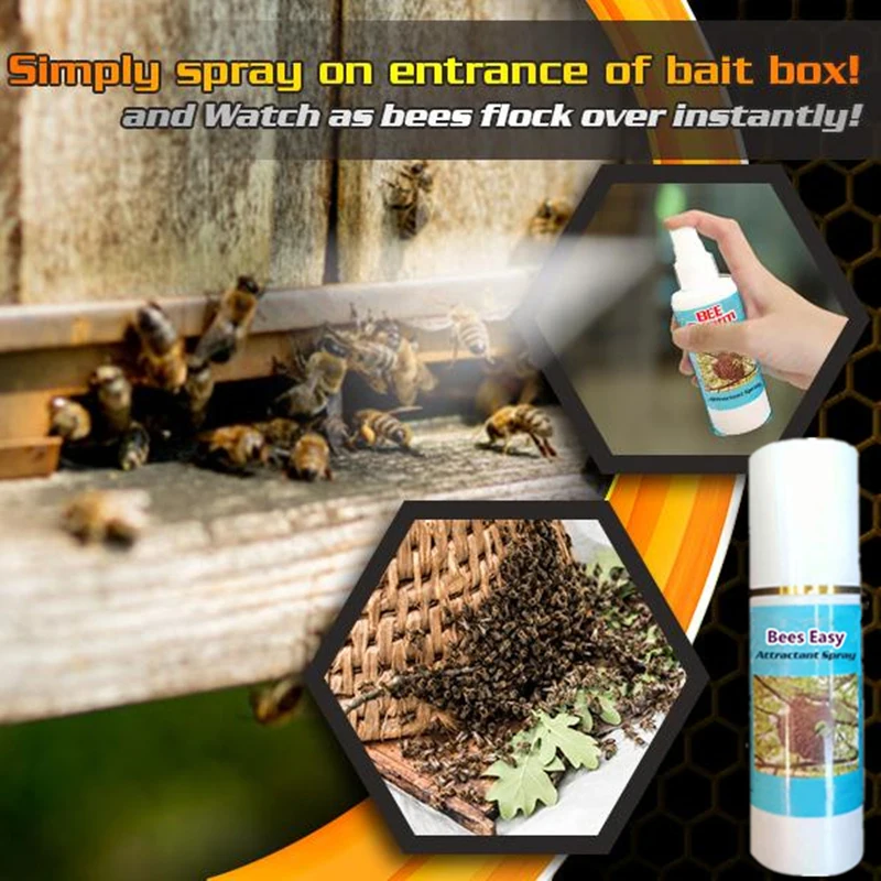 60ml-Bee-Easy-Attractant-Spray-Swarm-Lure-Portable-for-Farms-Carpenter-Beehive-Bee-Keeping-Beekeeping-Equipment.jpg 60 Ml Méh, Könnyű Vonzerő Spray -Raj, Hordozható A Gazdaságok Számára Ács Méhkezű Méhek Tartása - Image 6