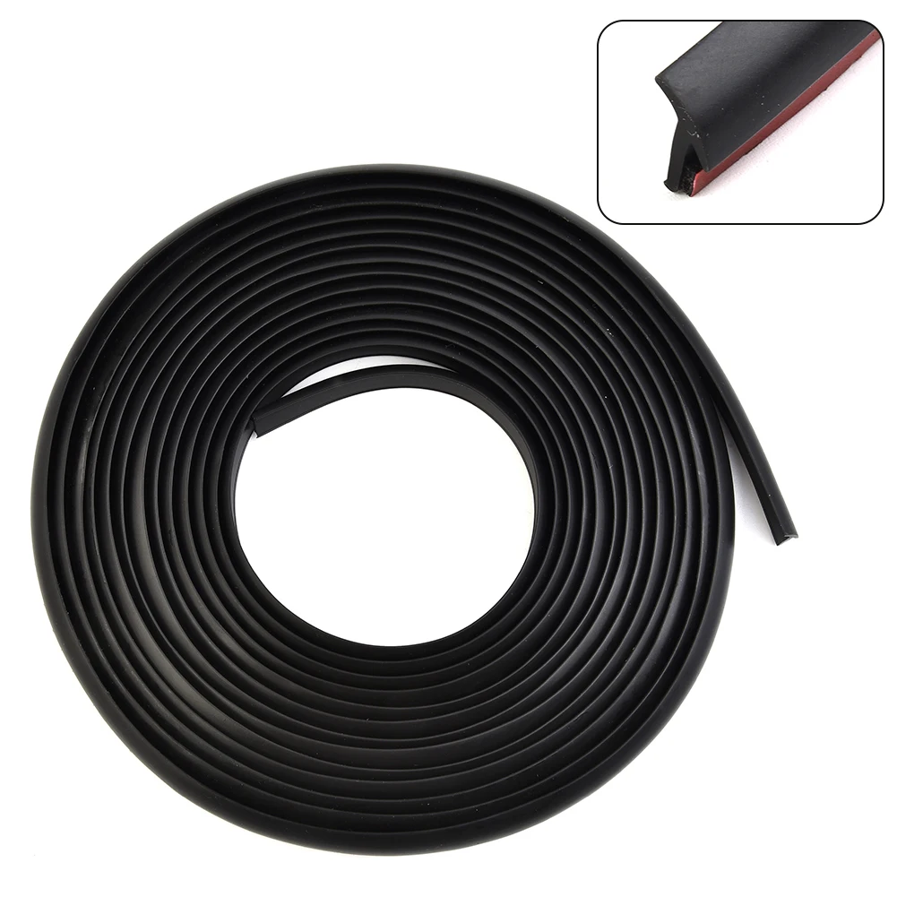 

5M Car Sealing Strip Inclined T-shaped 8*10mm Universal High Quality Weatherproof Auto Edge Trim Rubber Sealing Strip