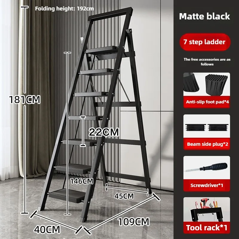 Seven steps black