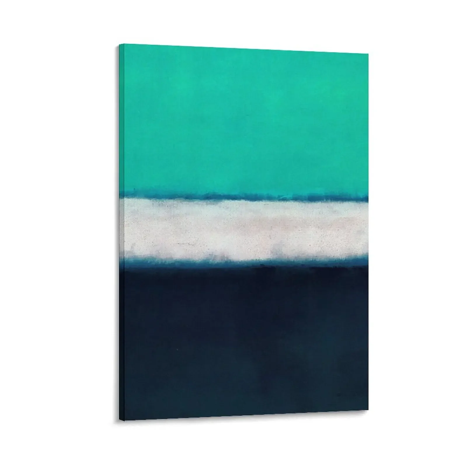 

Mark Rothko Painting Style Art Green White Blue Canvas Painting home decors accessories living room decoration