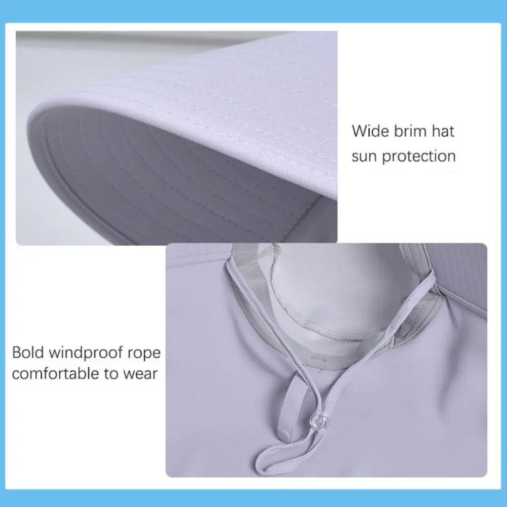 Fishing Bucket Hat For Women Sun Protection Sunscreen Adjustable