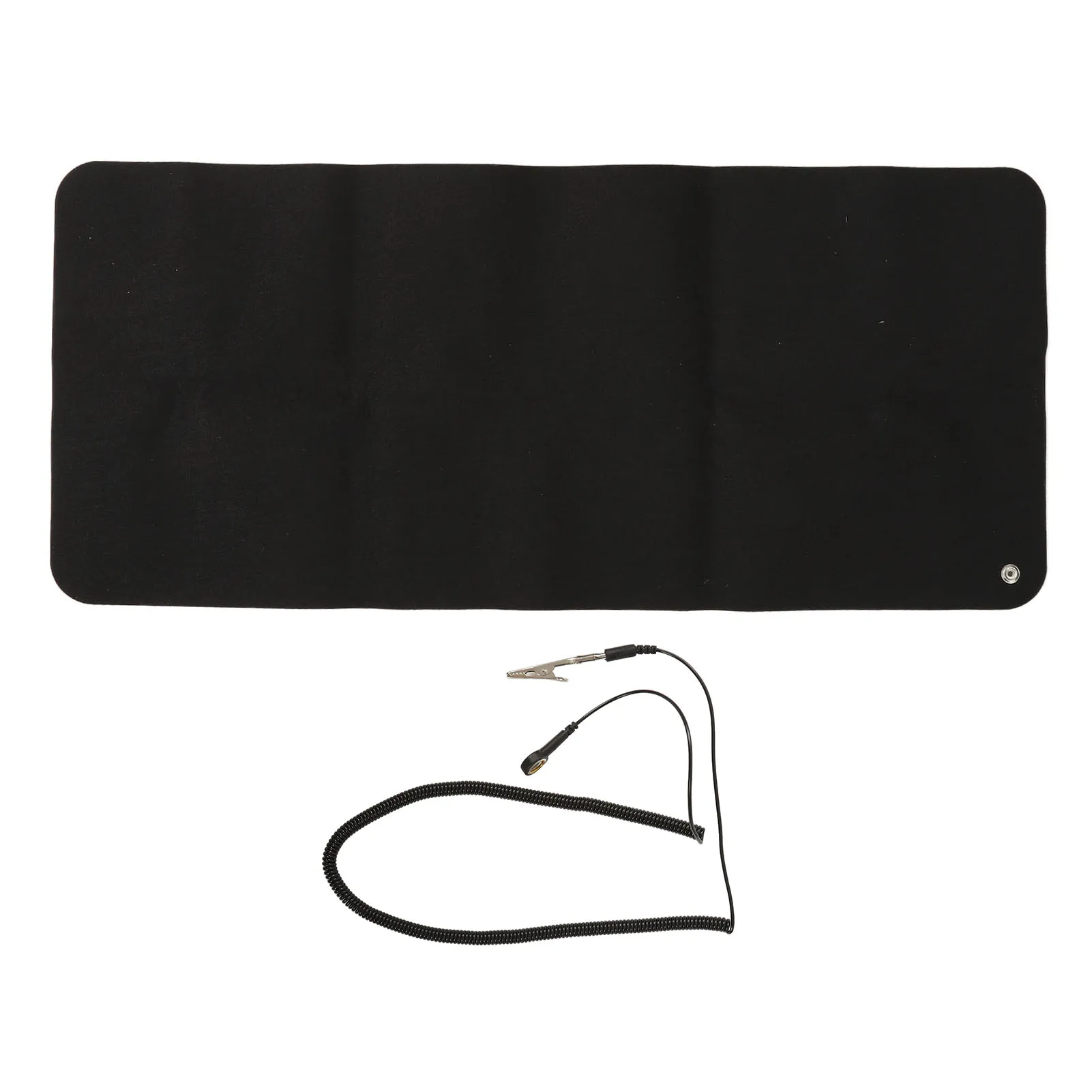 Grounding Mat Large Black Earthing Grounding Pad For Elderly Foot Therapy Relieving Anxiety Sleep Mat Sheet
