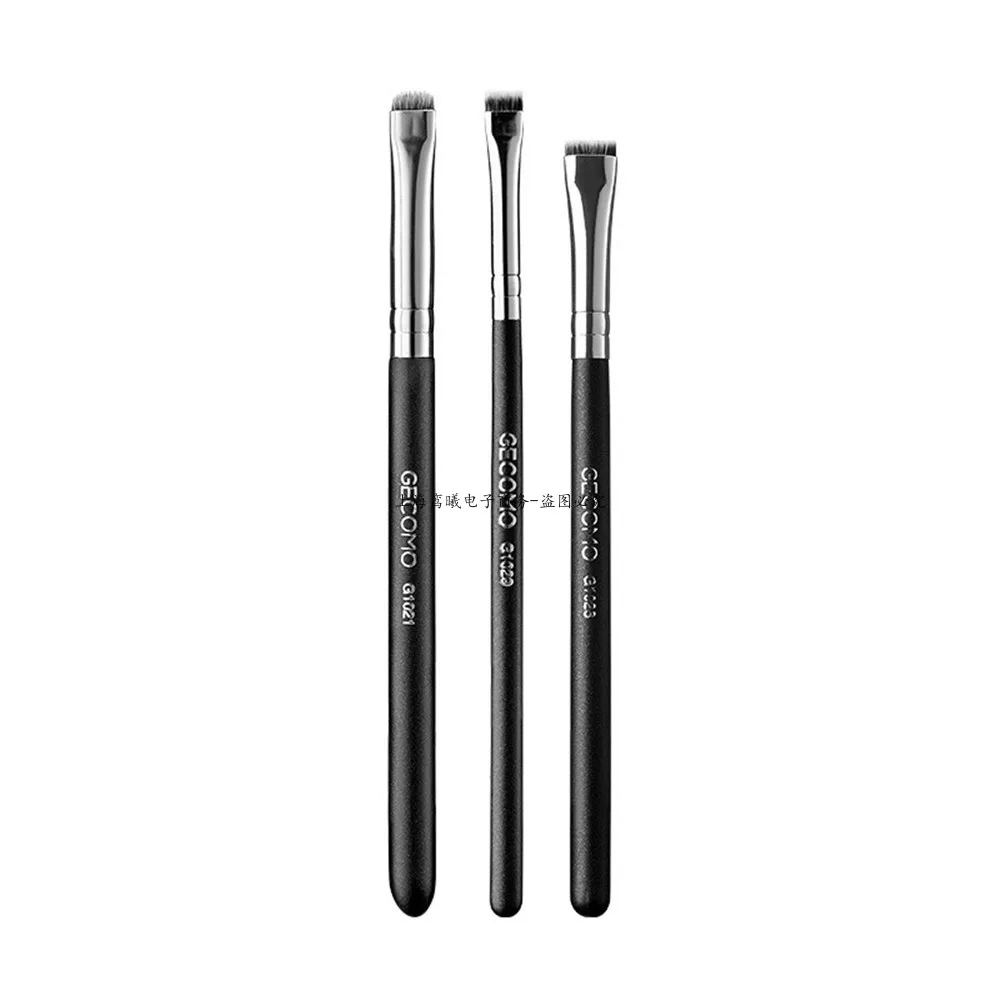 Makeup Brush Set 1/2/3 Pcs Eye Makeup Brush Flat Eyeliner Eyebrow Blending Soft Nylon Hair 3 Styles for Choose