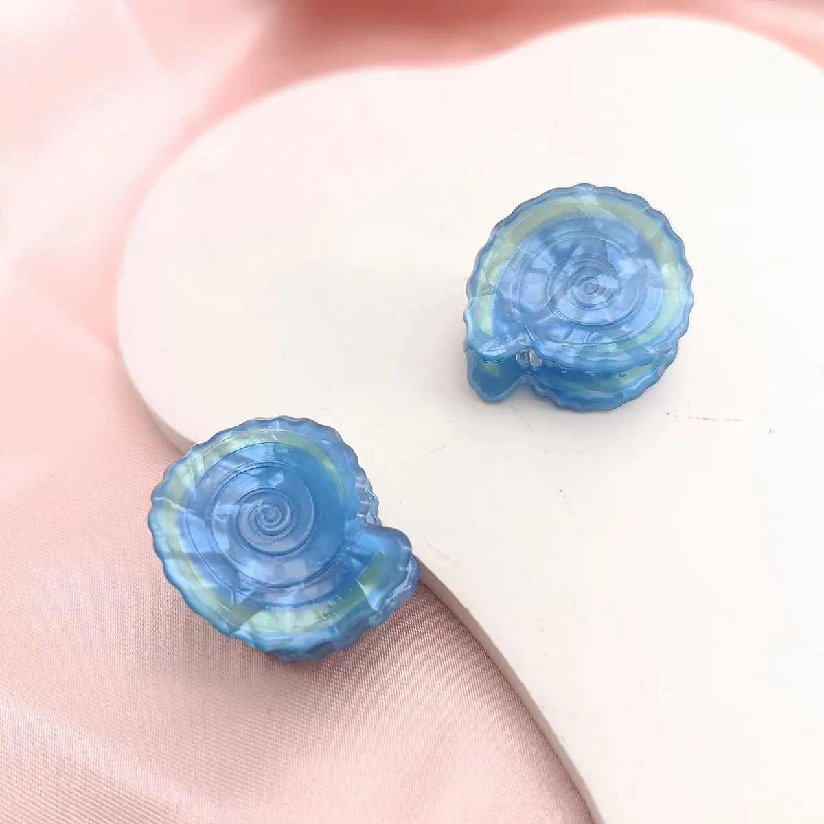 2/10 Stück Personalisierte Tier-Haarspangen Acetat Tier-Haarklammern Cartoon Fisch Mini-Haarkrallen Haaraccessoires Muschel Mädchen – Detail 16