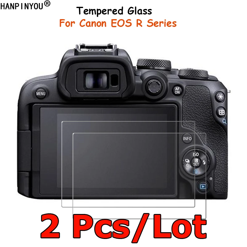

2 Pcs/Lot For Canon EOS R50 R8 R6 Mark II R RA EOSR R5 C R3 R7 RP R10 Tempered Glass Camera Screen Protector Protect Film Guard