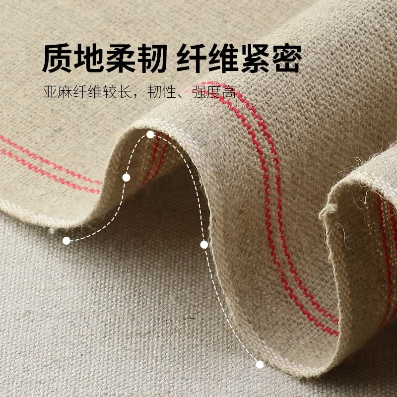 60cm/70cm Width Warm Water Linen Grey Cloth Medium Coarse Linen Oil Canvas Suitable for Acrylic Painting Oil Painting Creation