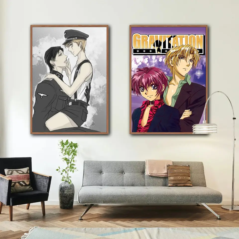 Anime Manga The Marginal Service Poster for Room Aesthetics Picture  Printing Canvas Wall Art Painting Gift 24x36inch(60x90cm) Frame-style