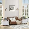 Nightstand Set of 2 with Charging Station, 24" Wide End Table with 2 Drawers, Dresser for Bedroom, Nightstands 4