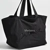 2025 Waterproof Nylon Fabric Lightweight Embroidery Lady Single Shoulder Bag Large Capacity Shopping Tote Organizer Shoulder Bag 4