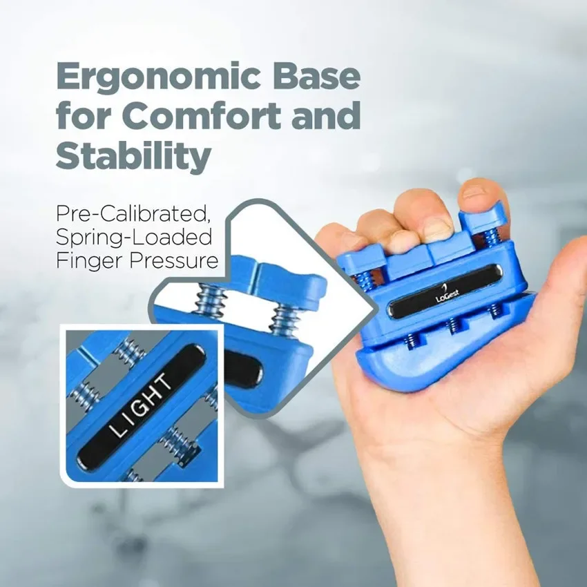 Two Hand Grip Finger Trainer Hand Strengthener Finger Rehabilitation Segmental Grip Training Tool