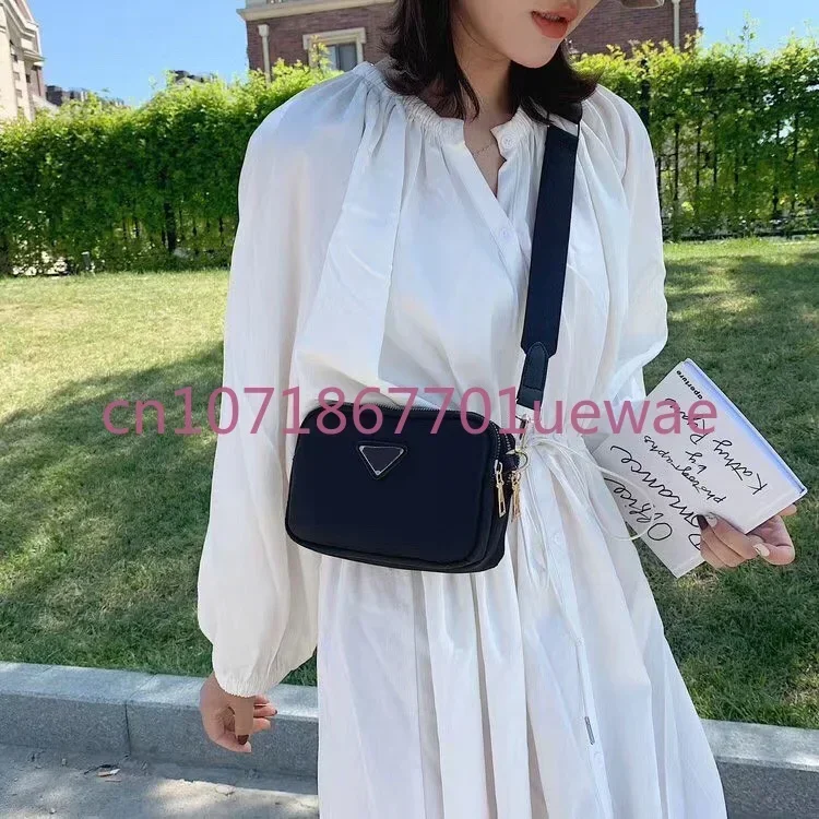 

Women Crossbody Bag Causal Luxury Handbags Brand Female Nylon Shoulder Messenger Bag Designer with Mini Pocket Soft Casual Bag