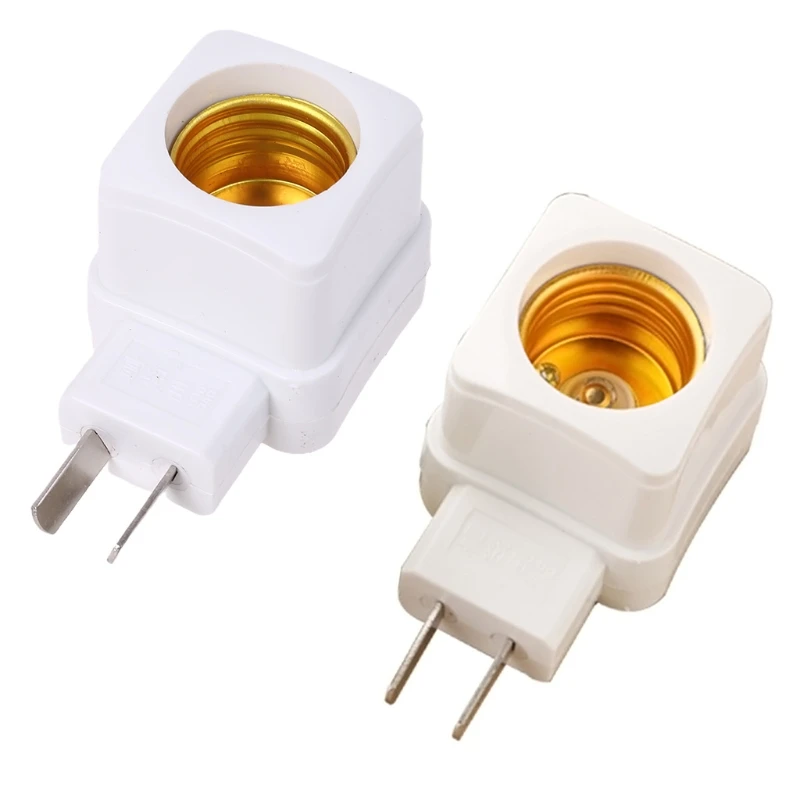 

Rotary E27 Plug-in Screw LED Light Bulb Holder Lamp Base Socket Plug Adapter Con