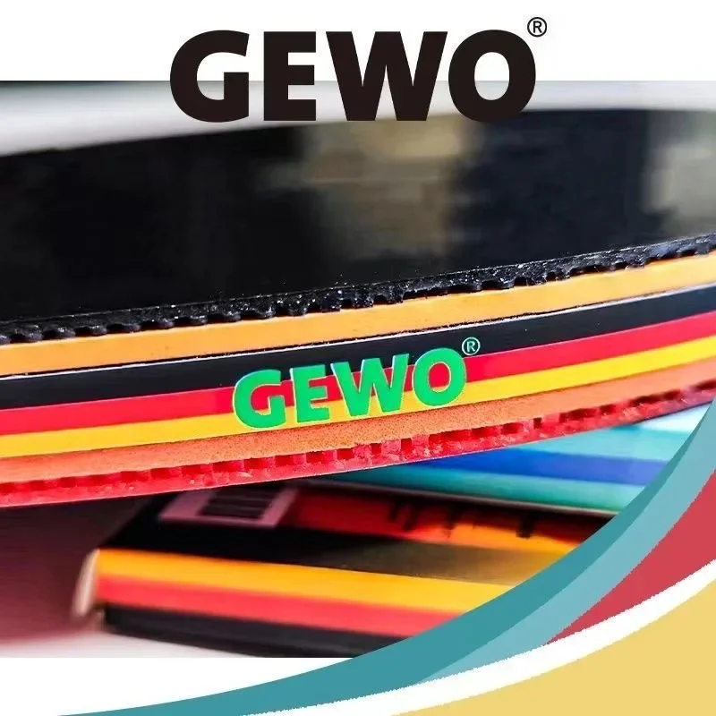 Original GEWO Table Tennis Racket Carbon Edge Tape Ping Pong Bat Side Hard Protective Sponge Tape 6MM Carbon Edge Tape