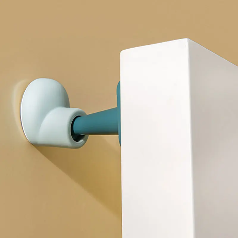 Houseeker Silent Silicone Anti-collision Door Stops Punch Free Safety Suction Stopper Toe Shoes Sticker Doorknob Mat