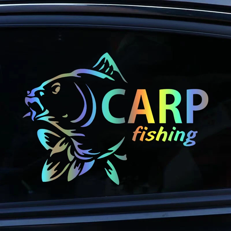 Car Sticker 30041# Various Sizes CARP Fishing car Sticker Waterproof car  Decal Vinyl Stickers on car Truck Bumper Rear Window Laptop