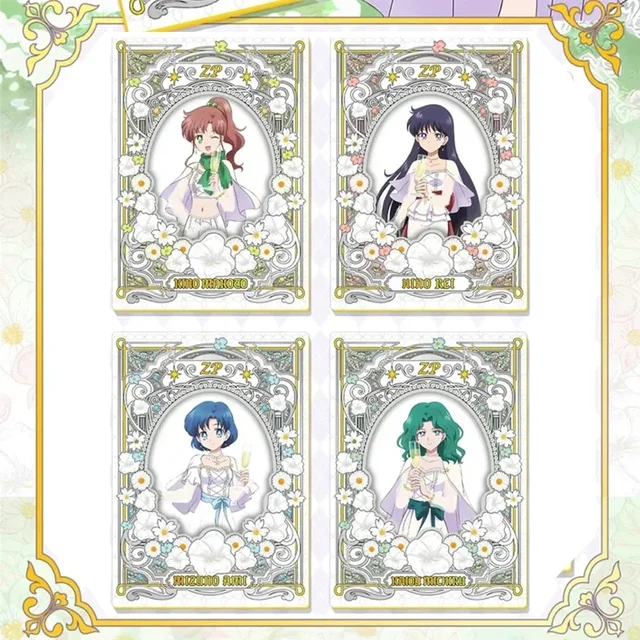 New Sailor Moon Collection Card Volume 3 32nd Anniversary Collection Card Rare Anime Character Card Kids Toys Christmas Gift 6