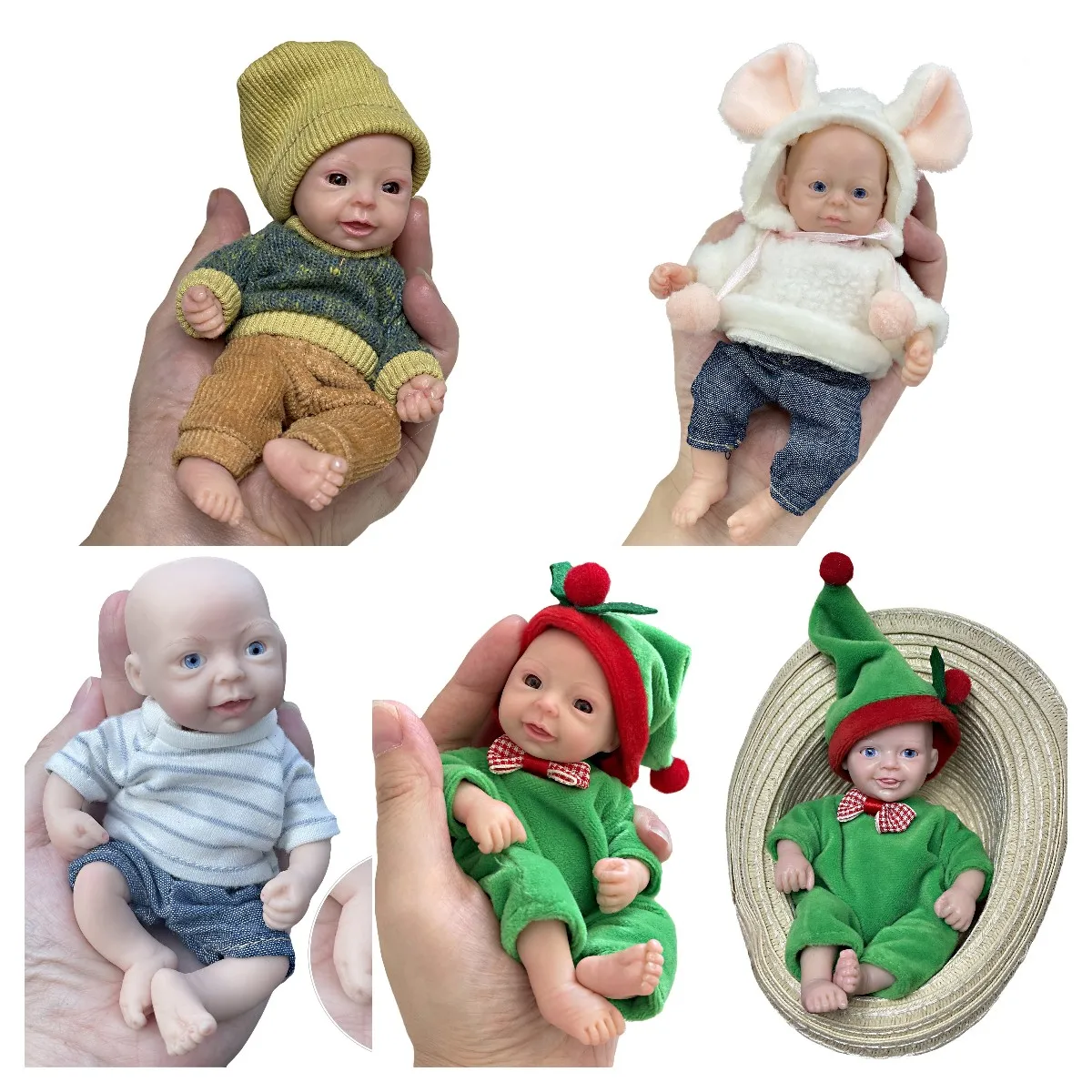 6inch Mini Bebes Reborn Realistas Reborn Baby Dolls Full Body Silicone  Fresh Color Doll Toy Birthday Christmas Gift - Reborn Dolls - AliExpress