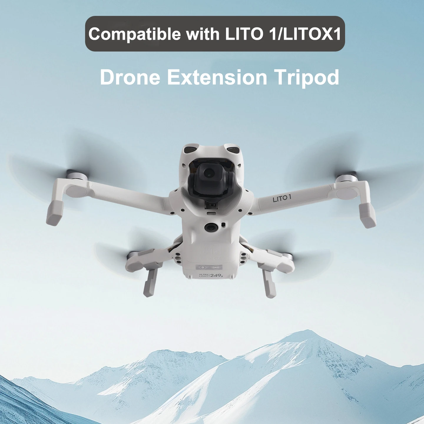 Extension train d'atterrissage DJI LITO 1 X1 - Ultra-légère 9,2g