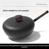 Household Uncoated Induction Cooker Universal Fine Iron Pot, Deep Nitriding Rust Prevention 1