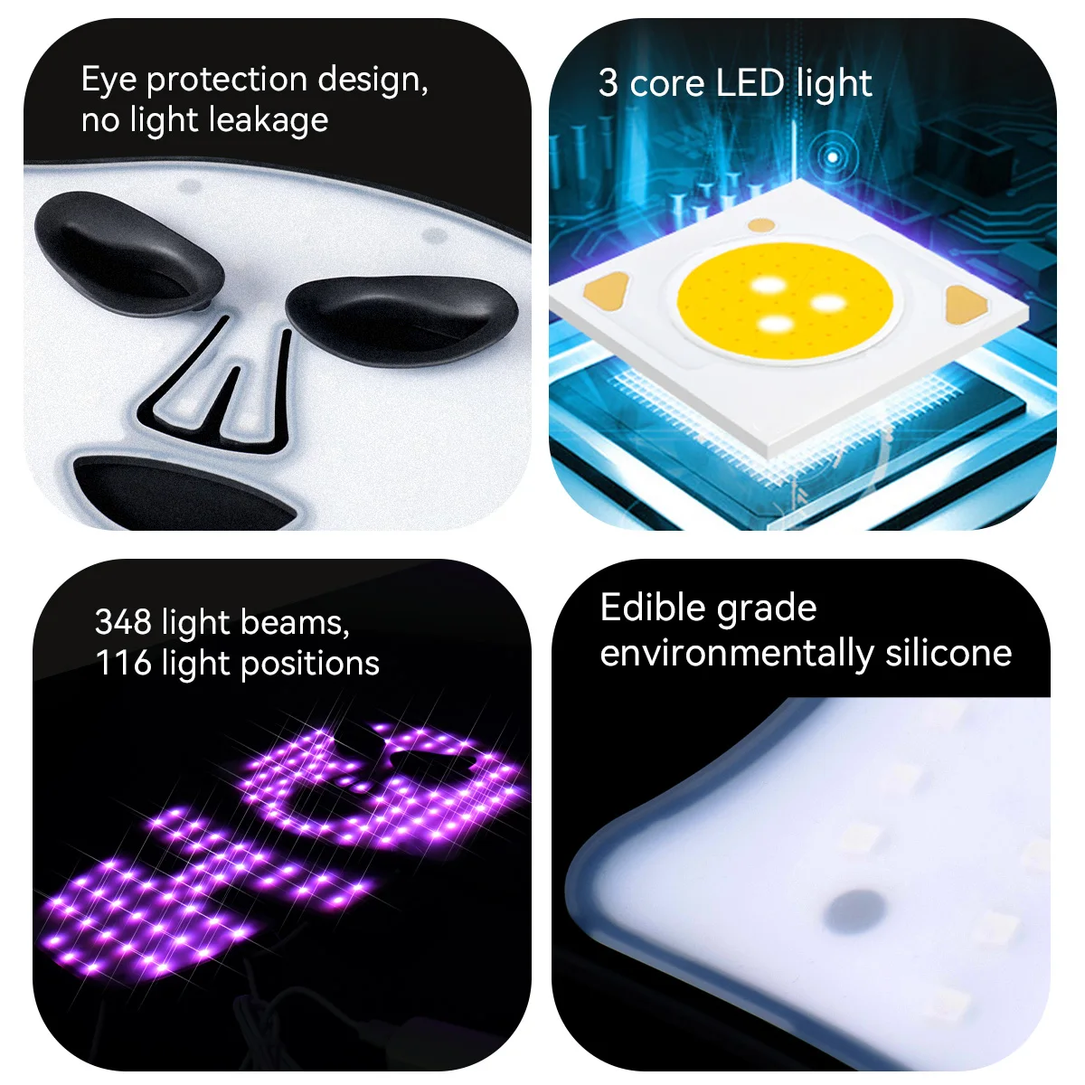 Rechargeable Red Light Therapy Mask - Image 4