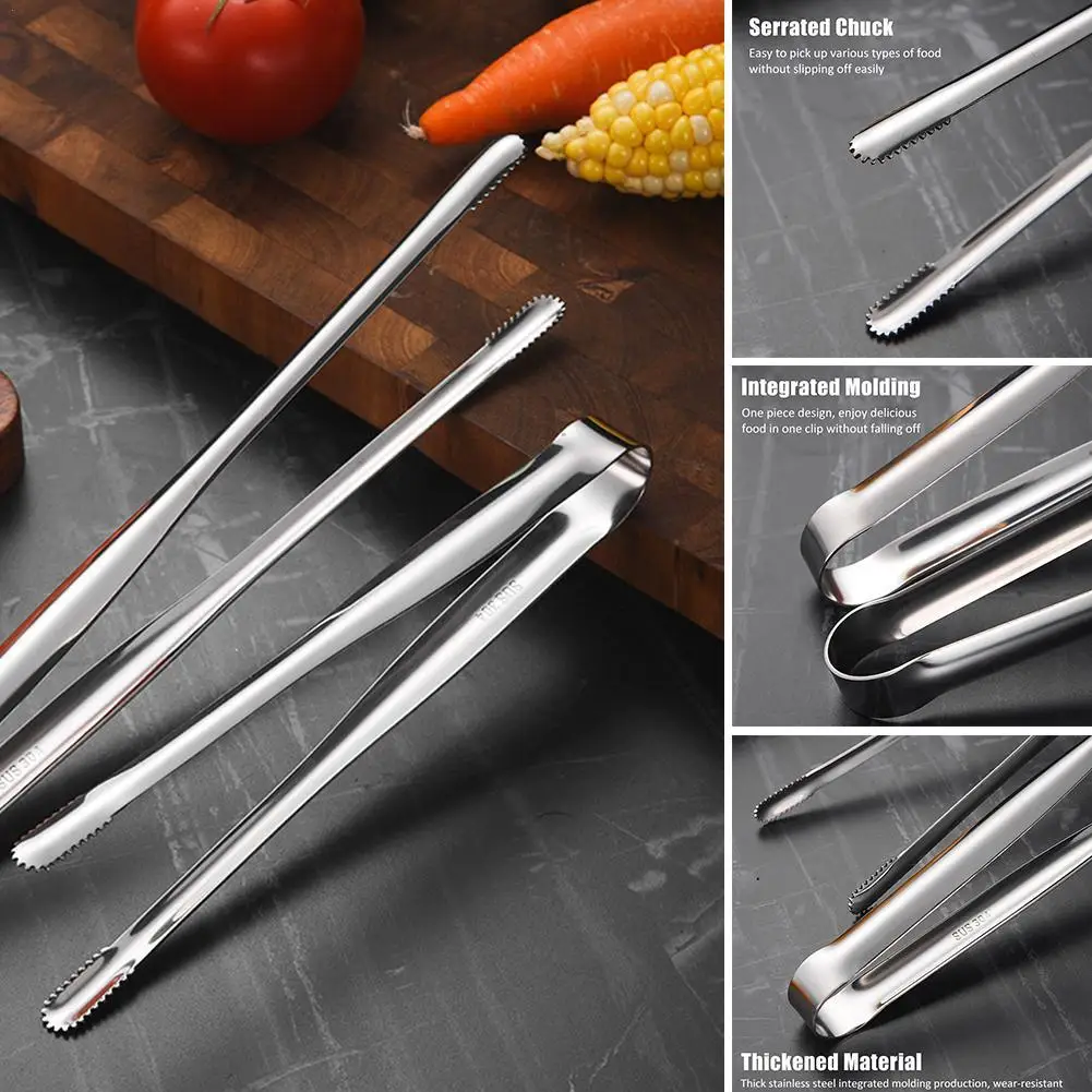 Multifunction Barbecue Tongs Food Tongs Food Clip Kitchen Gadgets Steel Churrasco Tweezers Clip et BBQ Tool kitchen tools
