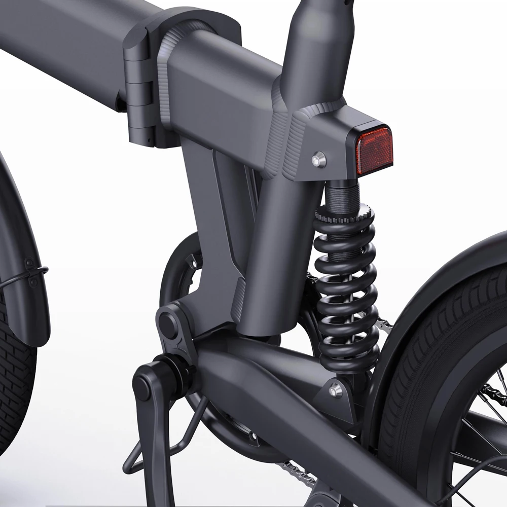 EB05 10.4AH48V 350W motor maximum speed 32 km/h 20-inch fat tires foldable adult city cycling electric bicycle