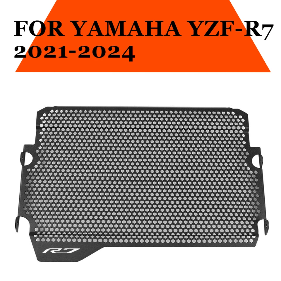 Protector De Radiador Para Yamaha YZF R7 | Rejilla De Aluminio CNC | Modelos 2021-2024 | Evita Piedras E Insectos