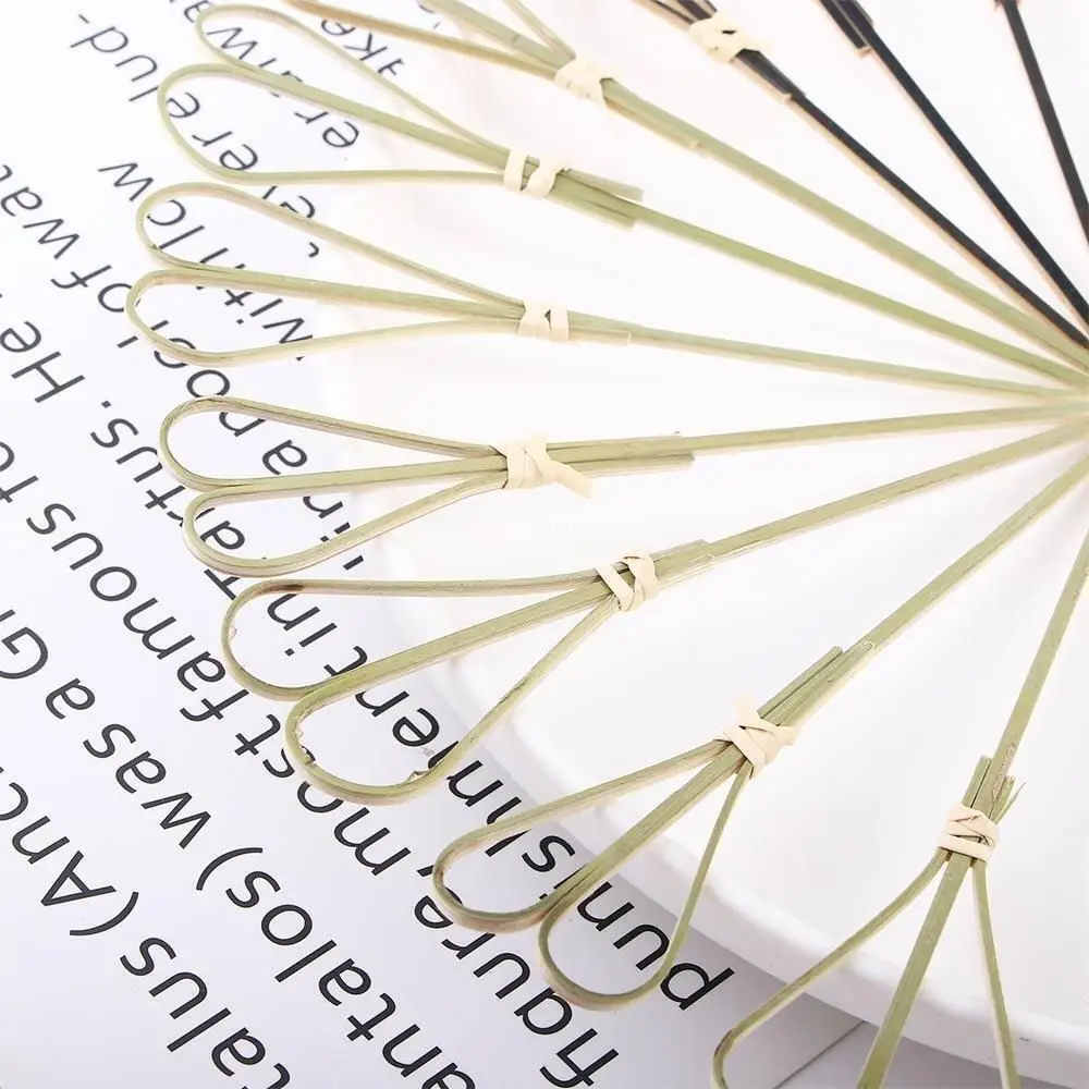 100Pcs/bag Cocktail Decorative Bamboo Cocktail Eco-friendly Skewer Toothpick Picks Sticks