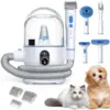 Dog Grooming Kit with 2L Vacuum Suction 99% Pet Hair-Professional Pet Grooming Vacuum Kit with 5 Grooming Tools for Dogs Cats 1