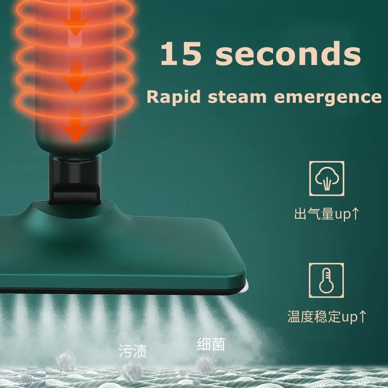 New design steam mop flexible carpet cordless steam mop 10 in 1 steam cleaner machine mop vacuum carpet cleaner with pad 3