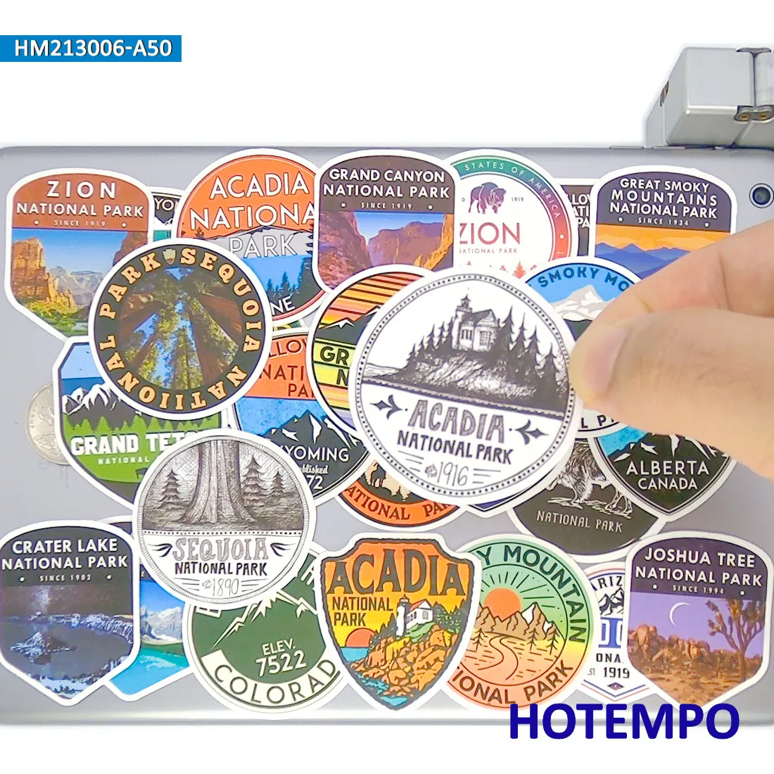 Nature Park Adventure Sticker Set – Outdoor-Themed Decorative Pack for Laptops, Phones, and Luggage – 20/30/50PCS