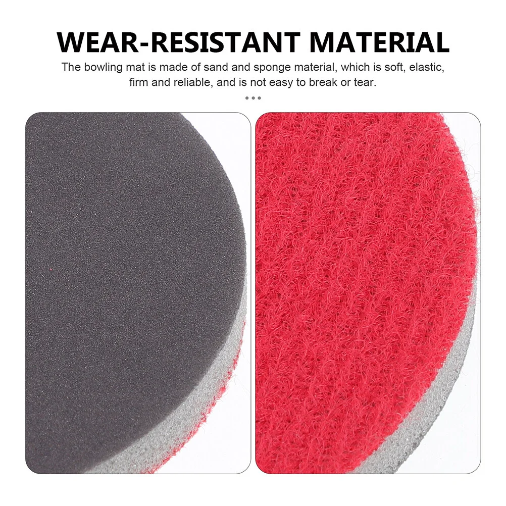 16Pcs Bowling Ball Pad Efficient Durable Polishing Pads Sponge Cleaner Practical Convenient Bowling Entertainment