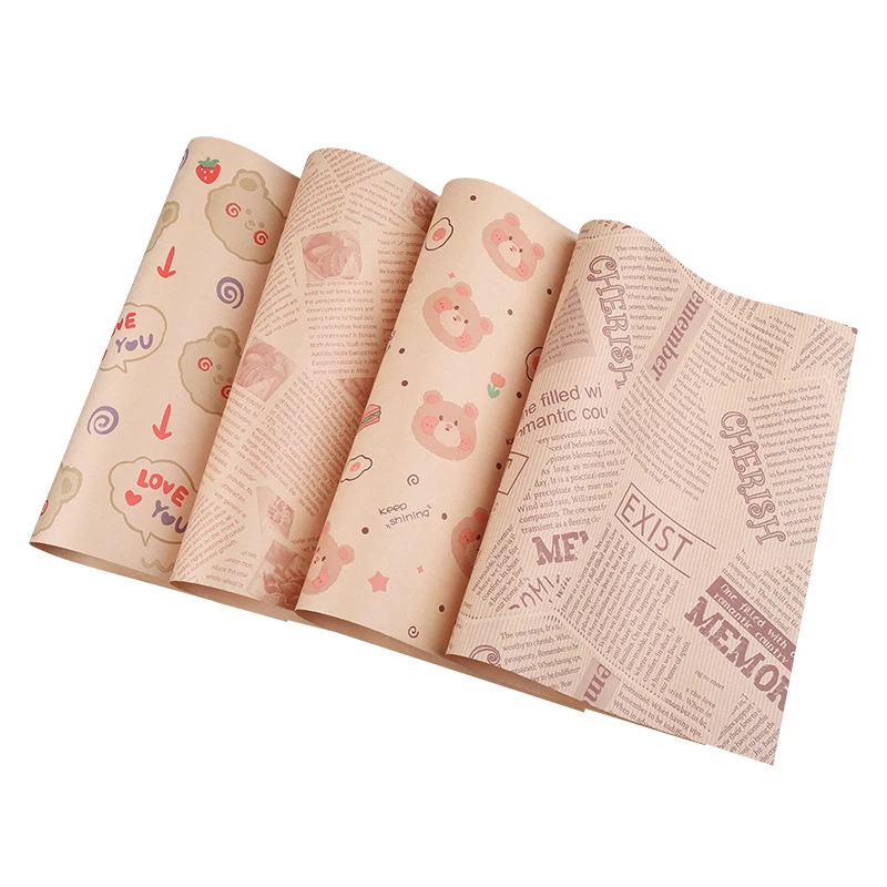 50 Sheets Greaseproof Deli Paper, Non-Stick Sandwich Wrapping Paper, Oil-Proof Baking P... - SKU NSSW1547 - UGI Packaging