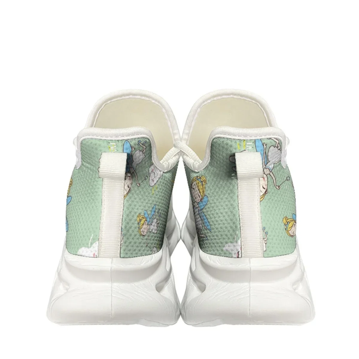 Cartoon Dental Fairy Designer Ladies Sneakers Summer Non-Slip Lightweight Flat Walking Shoes Travel Work Casual Shoes New